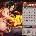 One Piece Calendario 2016_Ace