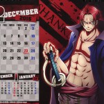 One Piece Calendario 2016_Shanks