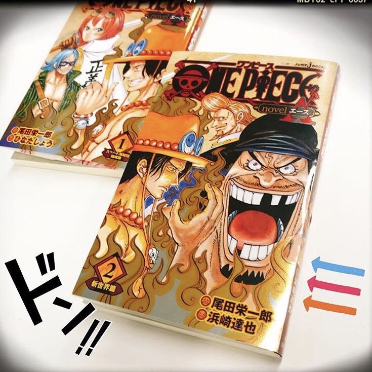 One Piece Novel A, Capa Volume 1 e 2, Cover